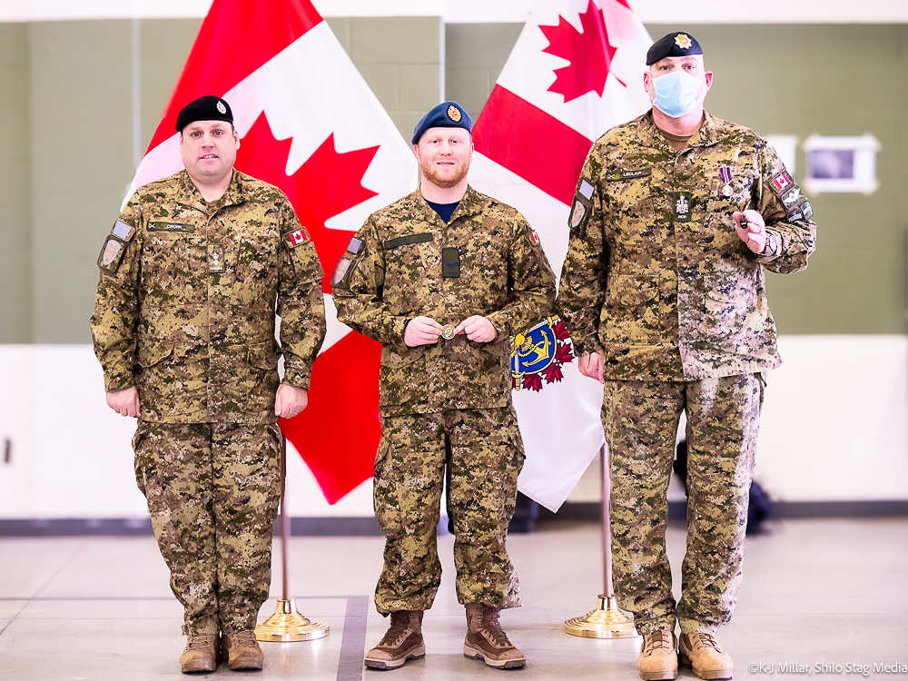 Cpl Maxime Proulx at 2018 Ex Heavy Loader Competition