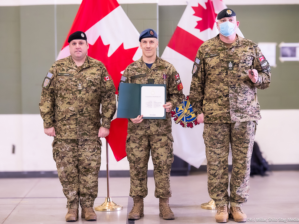 Cpl Maxime Proulx at 2018 Ex Heavy Loader Competition