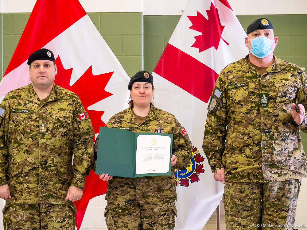 Cpl Maxime Proulx at 2018 Ex Heavy Loader Competition