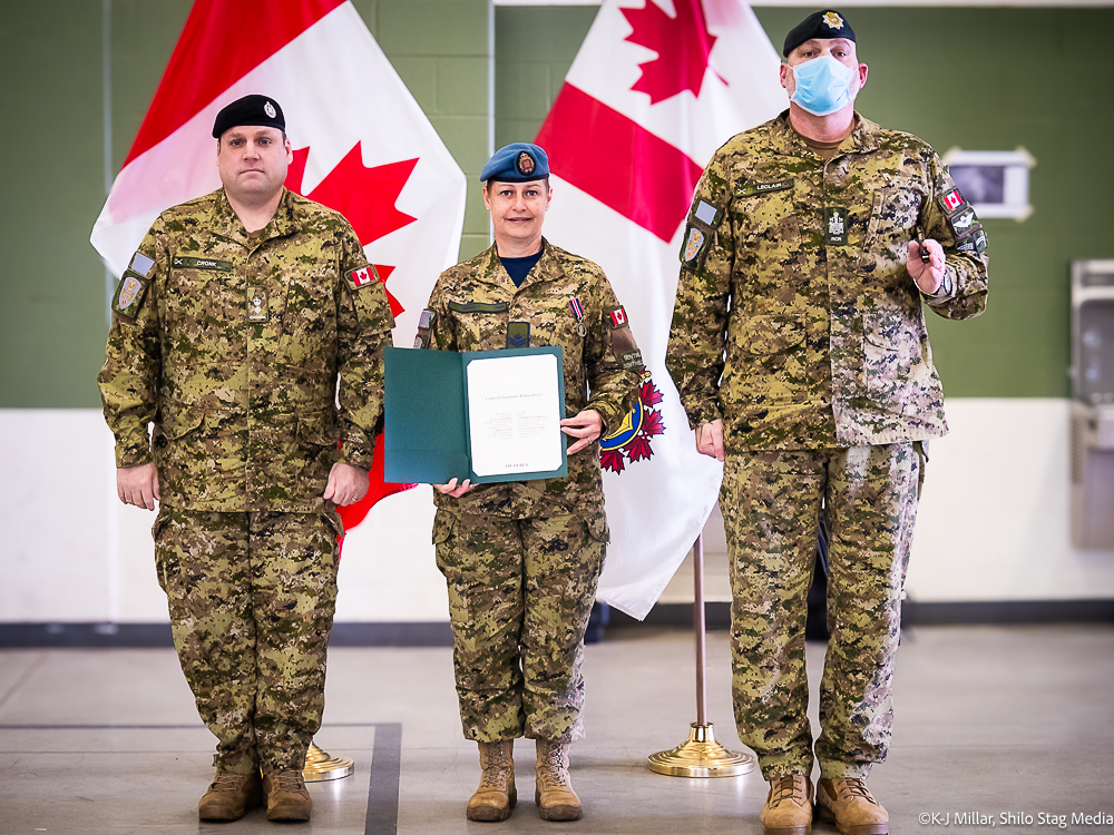 Cpl Maxime Proulx at 2018 Ex Heavy Loader Competition