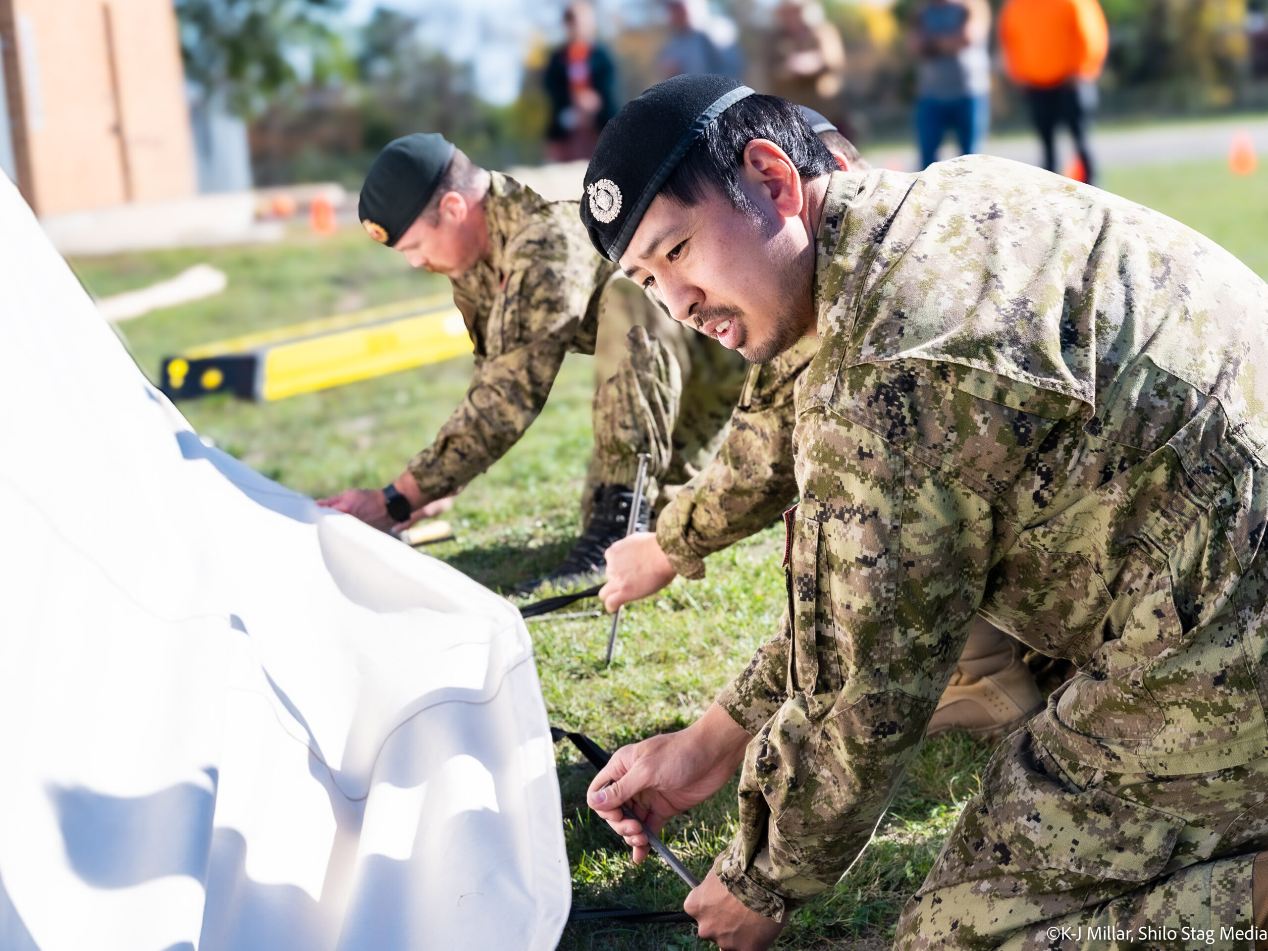 Cpl Maxime Proulx at 2018 Ex Heavy Loader Competition