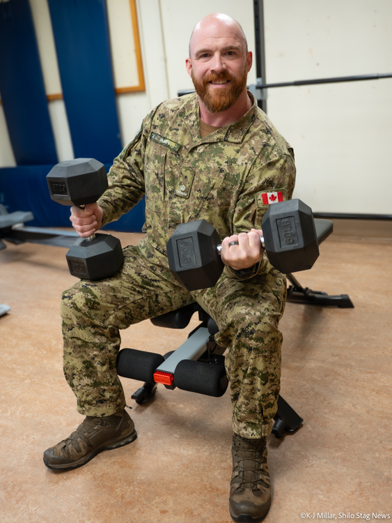 Cpl Maxime Proulx at 2018 Ex Heavy Loader Competition