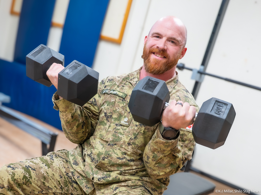 Cpl Maxime Proulx at 2018 Ex Heavy Loader Competition
