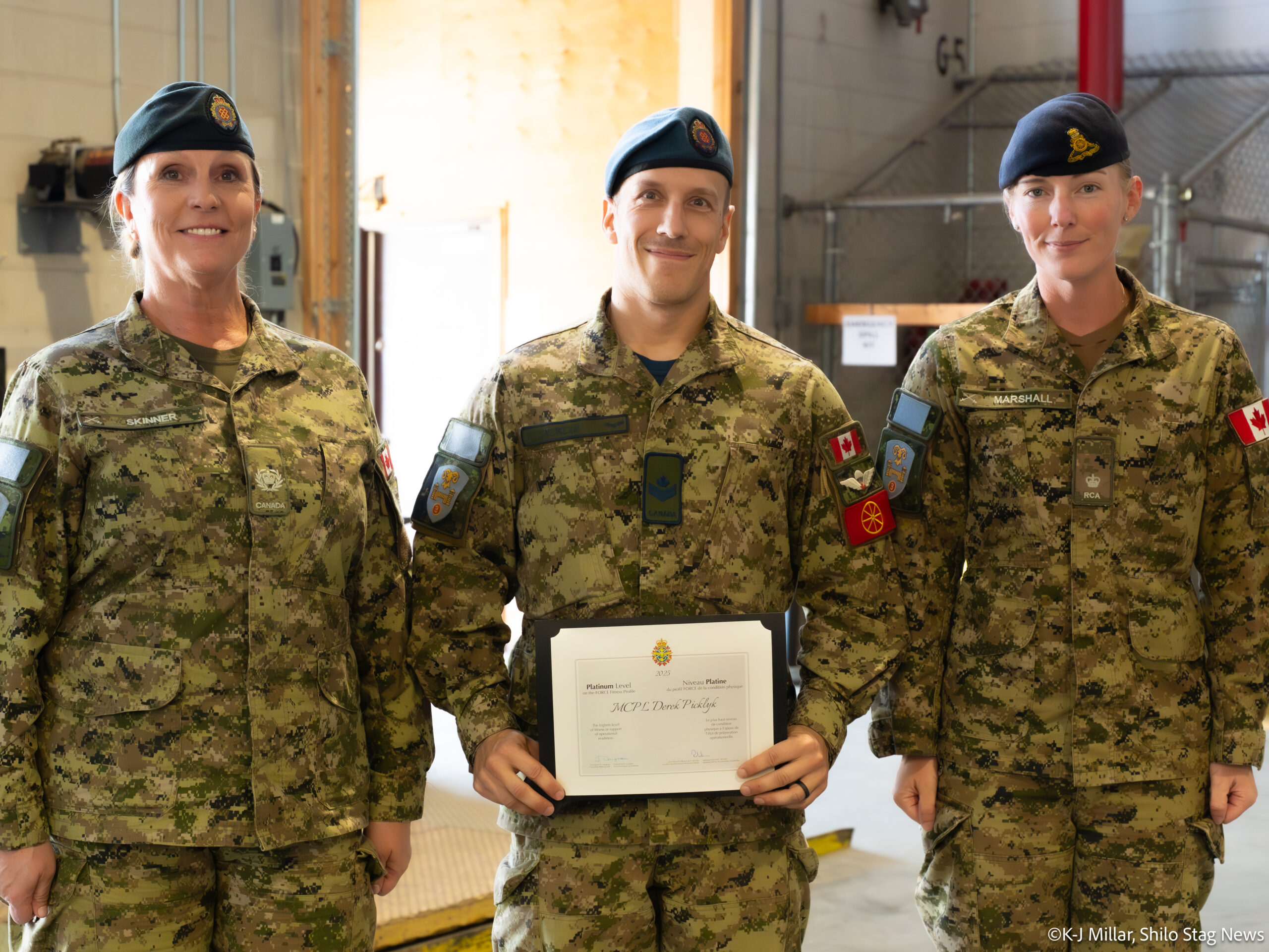 Cpl Maxime Proulx at 2018 Ex Heavy Loader Competition