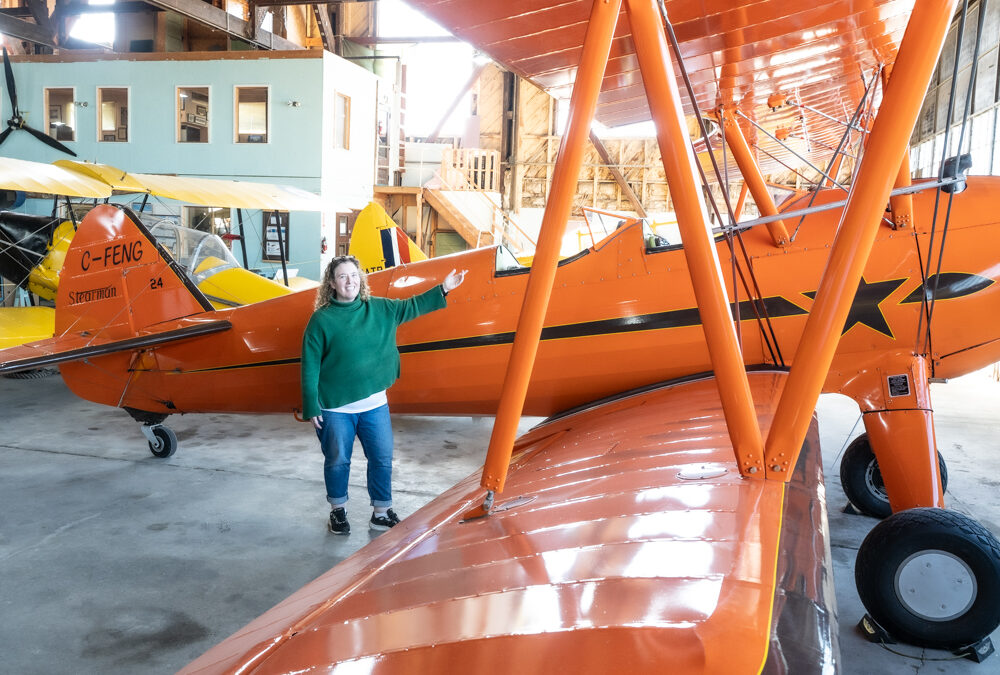 Boeing Stearman Kaydet lands at air training museum as newest treasure