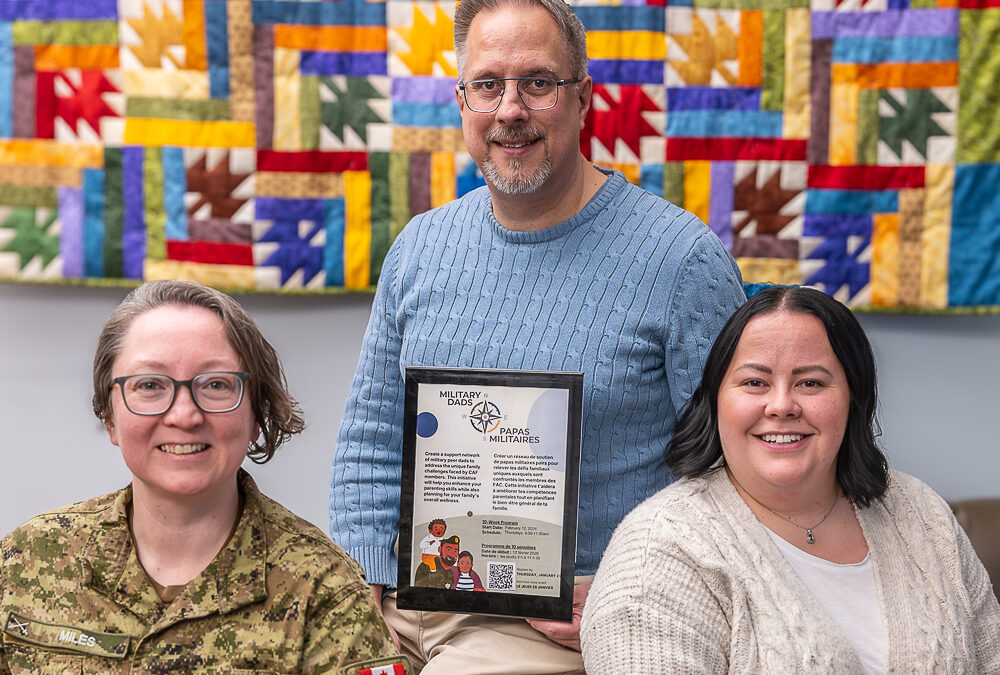 Military dads given tools to build strong parenting foundations and peer supports