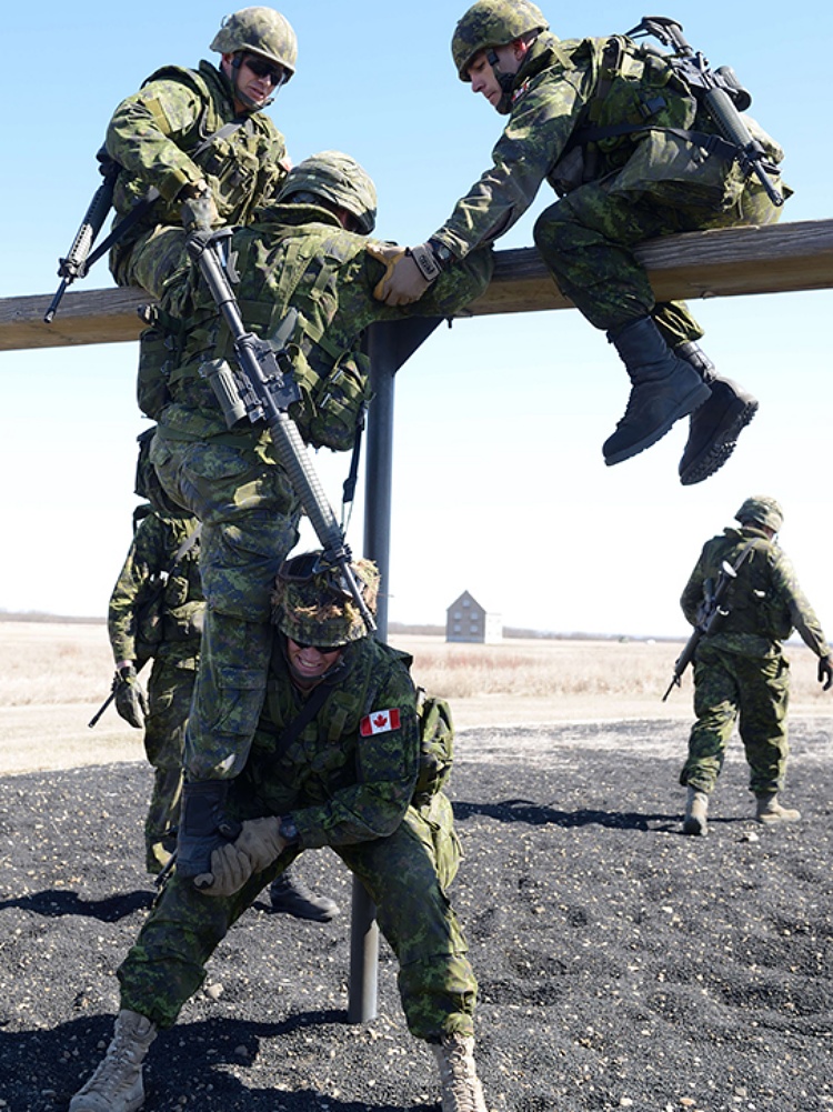 Cpl Maxime Proulx at 2018 Ex Heavy Loader Competition