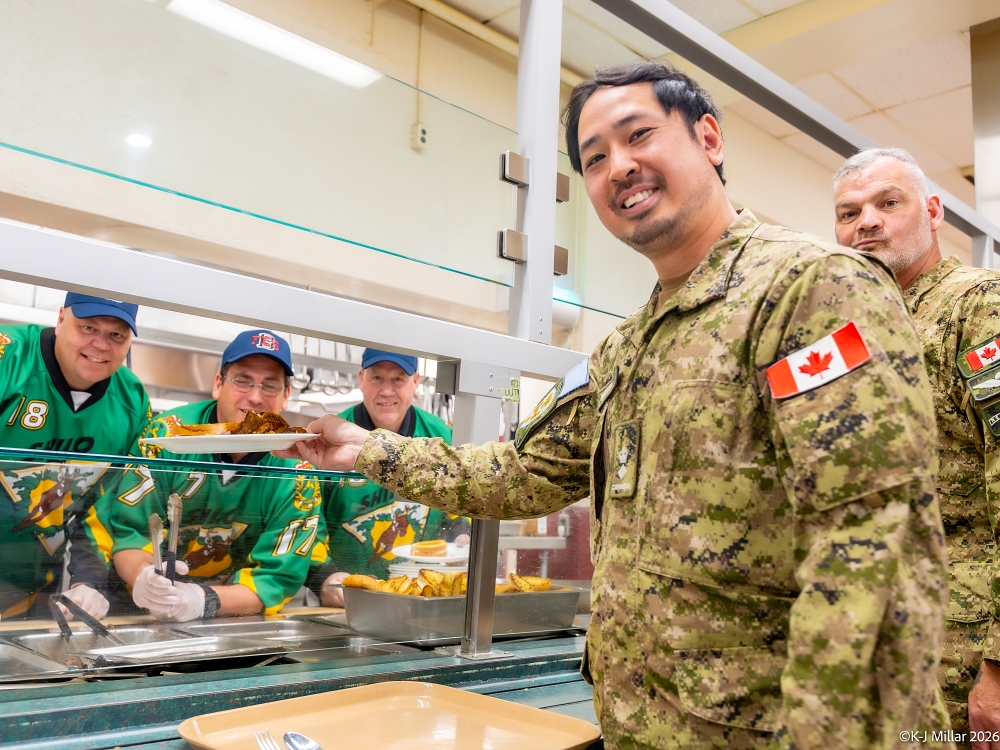 Cpl Maxime Proulx at 2018 Ex Heavy Loader Competition