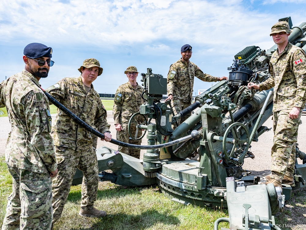 Cpl Maxime Proulx at 2018 Ex Heavy Loader Competition