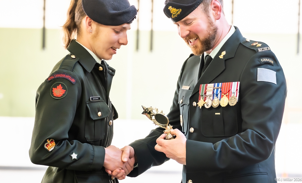 Cpl Maxime Proulx at 2018 Ex Heavy Loader Competition