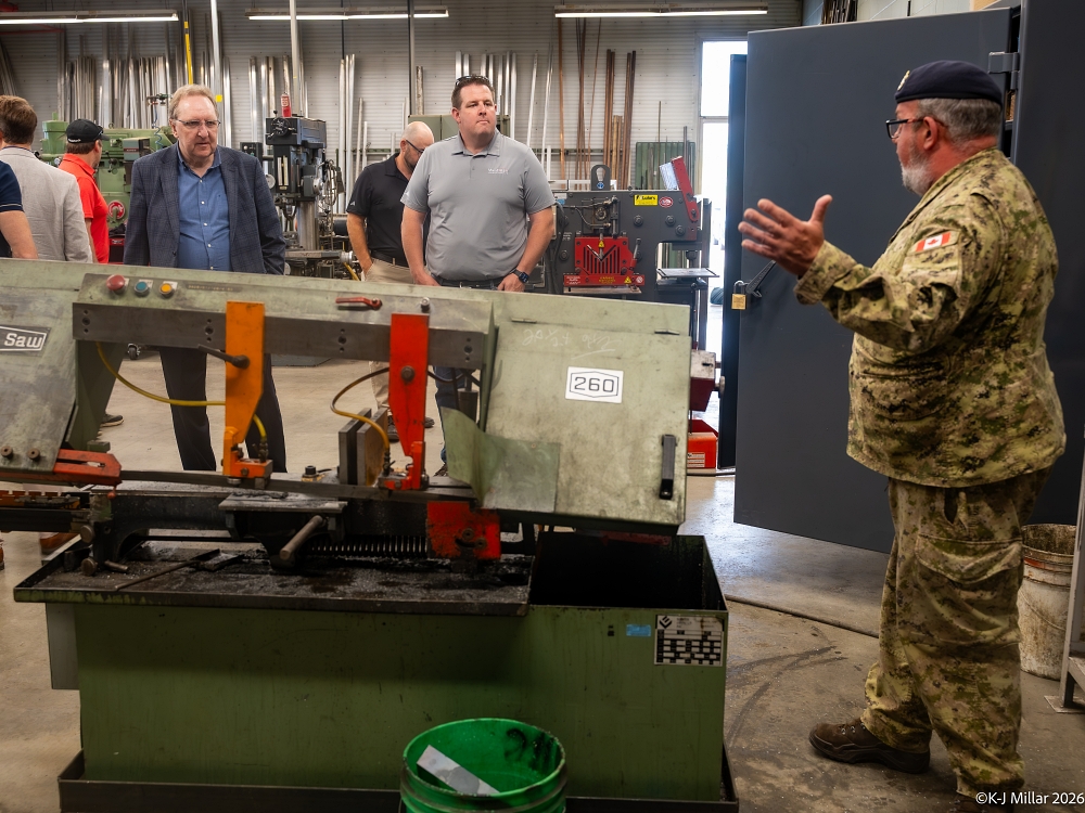 Cpl Maxime Proulx at 2018 Ex Heavy Loader Competition