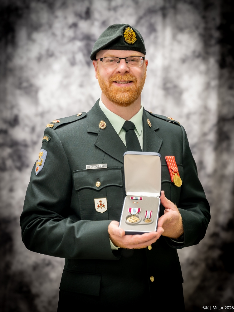 Cpl Maxime Proulx at 2018 Ex Heavy Loader Competition