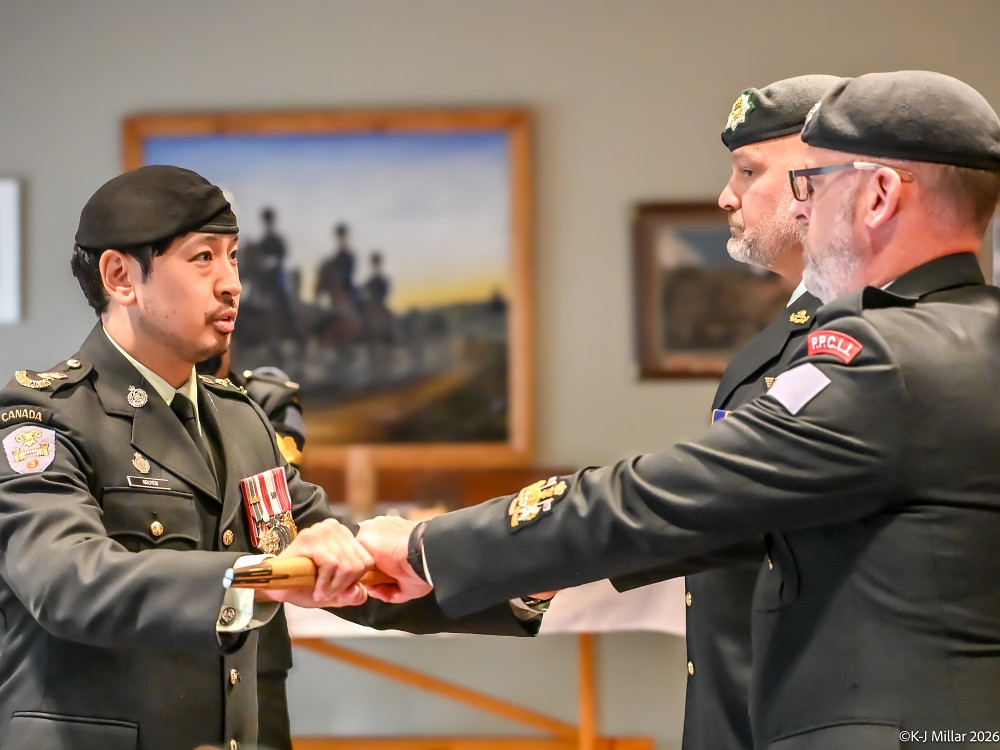 Cpl Maxime Proulx at 2018 Ex Heavy Loader Competition