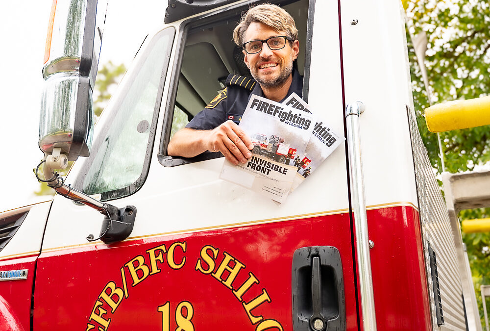 CFB Shilo Fire crews not so “invisible front” cover exposure on national industry mag